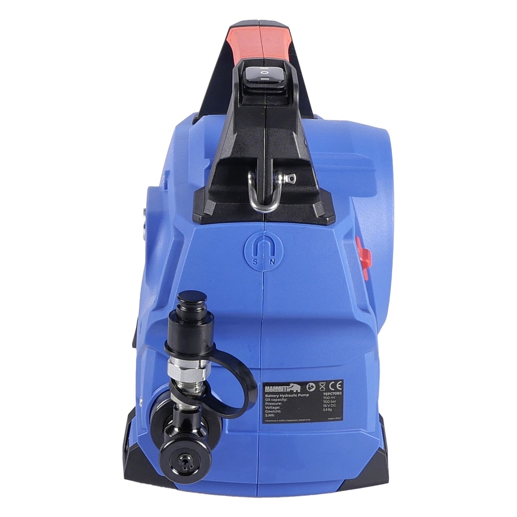 Hydraulic pump with battery 700 Bar