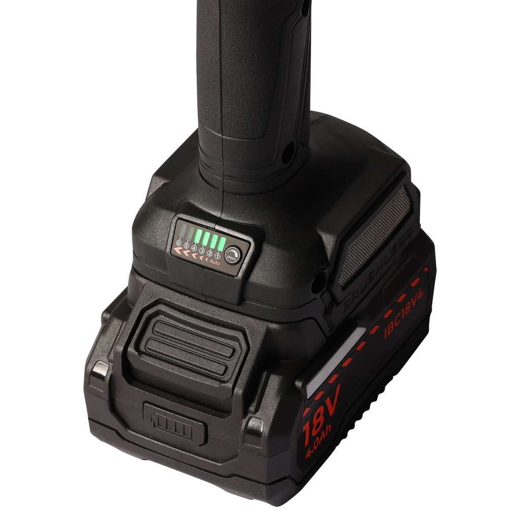 Cordless straight grinder 1x 4.0 Ah battery 18V + charger