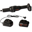 Cordless straight grinder 1x 4.0 Ah battery 18V + charger