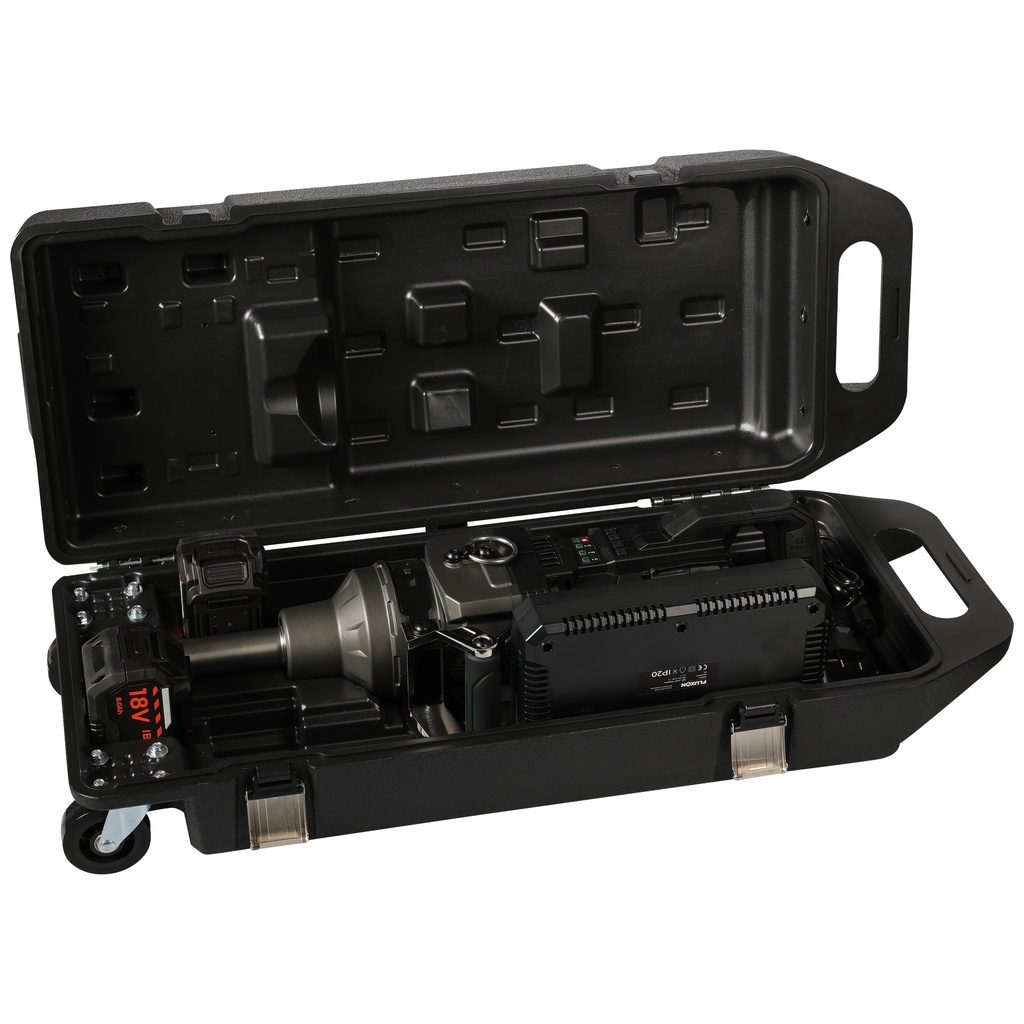 Cordless impact wrench 1" 4000Nm incl. 2x 8.0Ah batteries 18V + charger