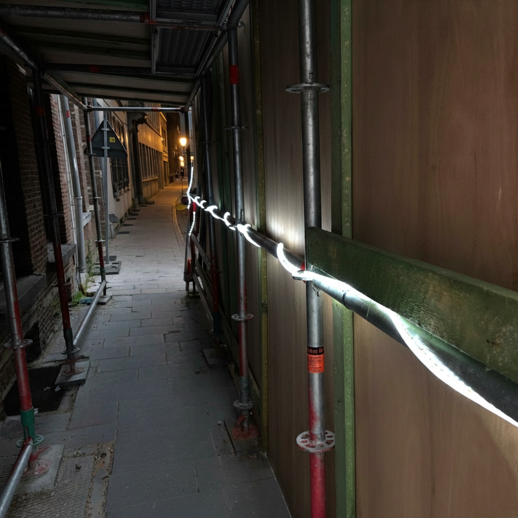 Fluxon LED rope light on reel 25 metres