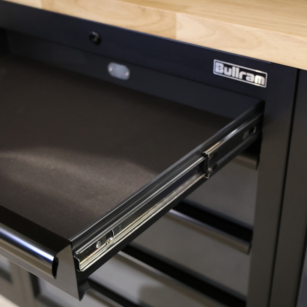 Onderkast 7 laden 1 deur met houten werkblad