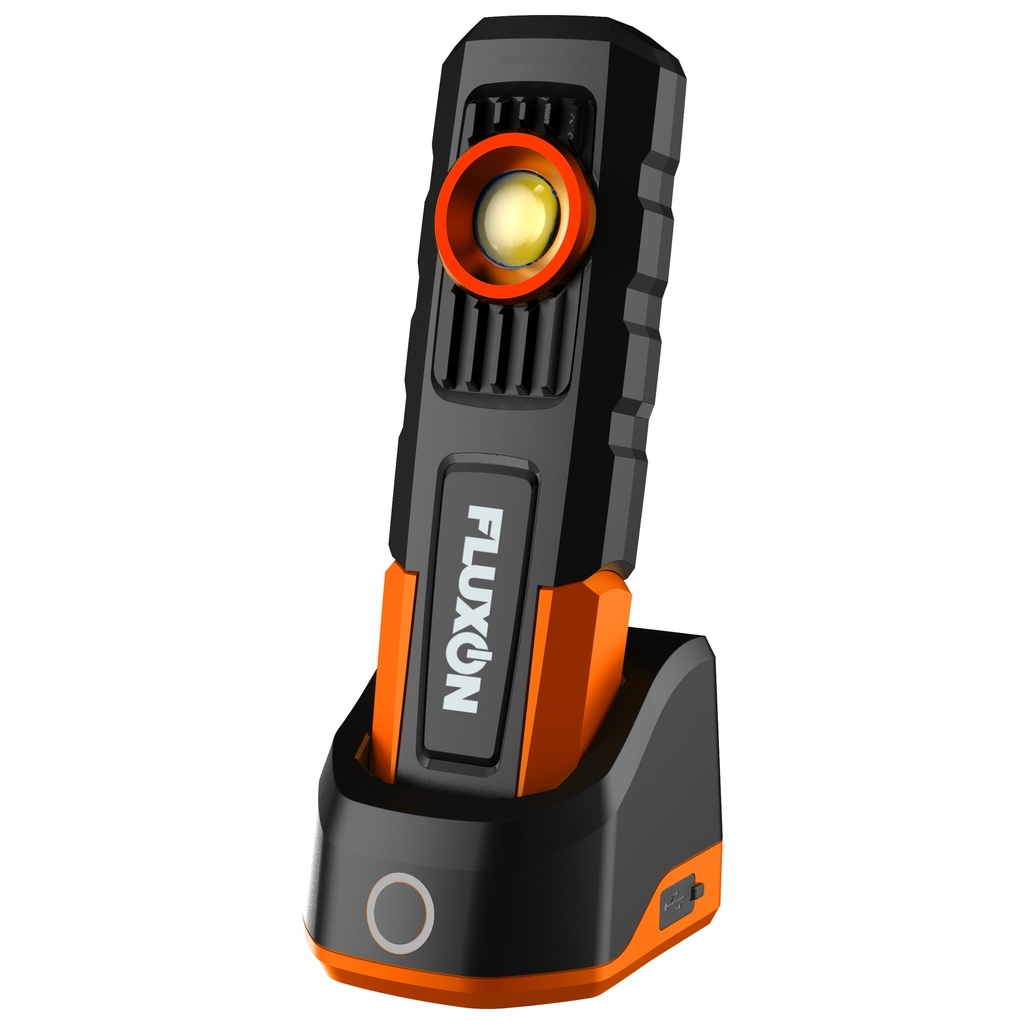 Fluxon werklamp met laadstation