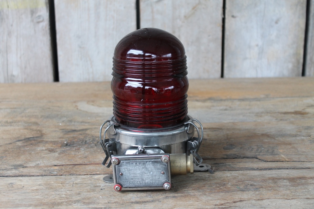 Ship Light Stainless Steel Red