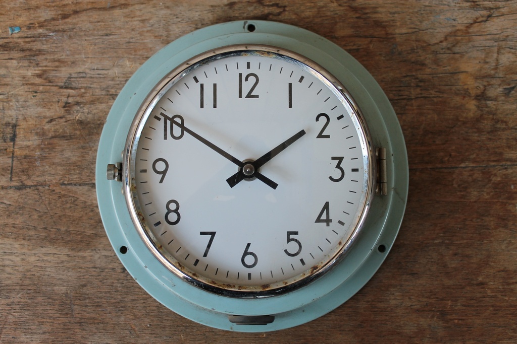 [VIN-245A] Vintage Scheepsklok 