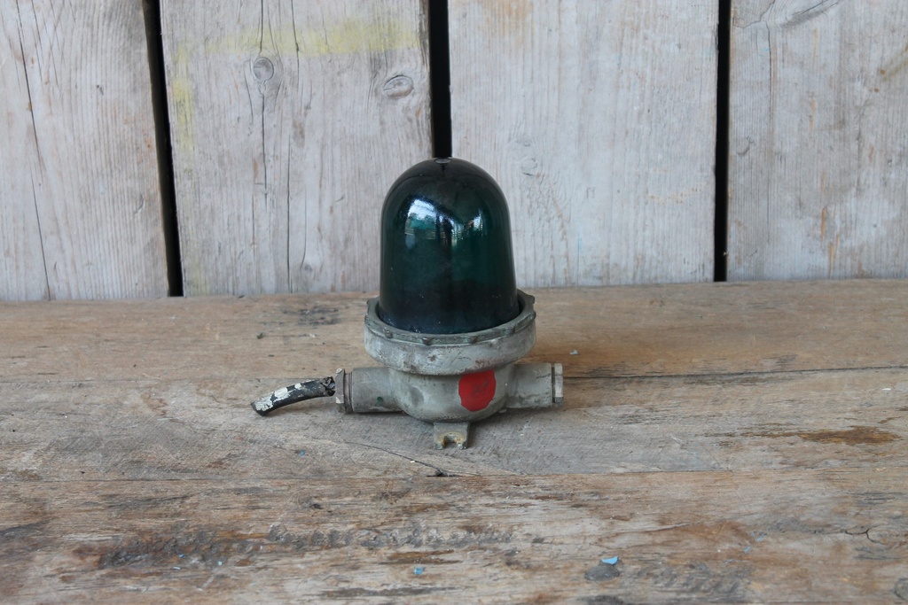 [VIN-161G] Scheepslamp Vintage Groen
