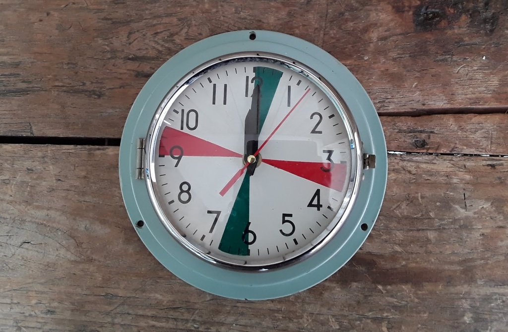 [VIN-971B] Vintage Scheepsklok 