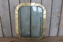[VIN-108B] Large Vintage Brass Porthole Window