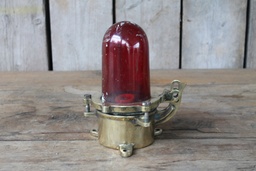 [VIN-104R] Scheepslamp Vintage Rood
