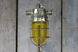 [VIN-081B] Hanglamp Vintage Geel