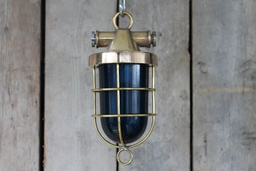 [VIN-081A] Hanglamp Vintage Blauw